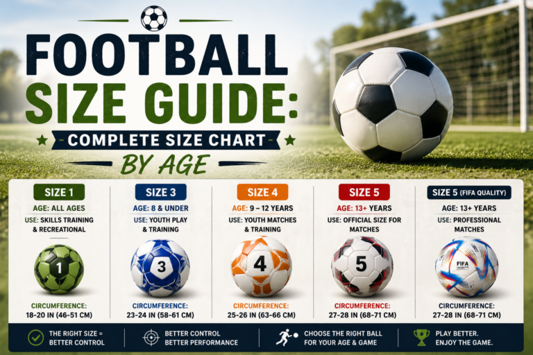 Football Size Guide: How to Choose the Right Football Size for Every Age
