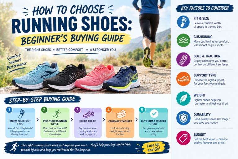 Choose Running Shoes: A Beginner’s Guide to Finding the Right Pair